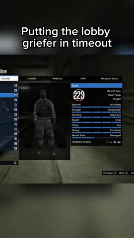 Putting the lobby griefer in timeout  #gta #gta6 #gtavonline #gta5 #gtav #gtaonline #gtaphotography #gtacars #gtafive #gtacommunity #gtarp #gtaoutfits #gtamemes #gtaroleplay #gtapics #R2Hunter #gtacarmeet #gtafiveonline #gtavideos #meme #memes #funnyvideos #rockstarcommunity #fyp #fypage #fypp #viral #viralvideo #xbox #gaming 