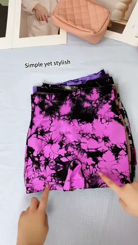 Women’s Tie Dye Print High Waist Sports Shorts! 🤩🤩 #gymoutfit #gym #shorts #womensshort #high #sports #Fitness #yoga #support #compression #indoor #outdoor #sportswear #foryoupage #fyp #tiktokmademebuyit