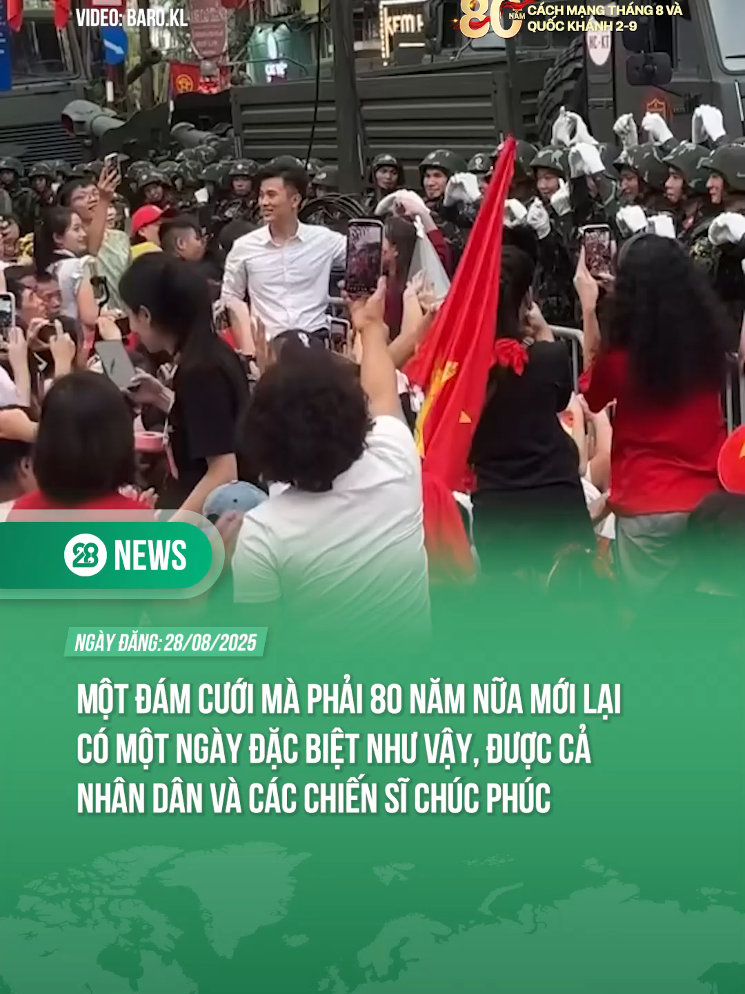 CHÚC MỪNG ĐÔI BẠN TRẺ ❤#theanh28 #Theanh28news #tiktoknews
