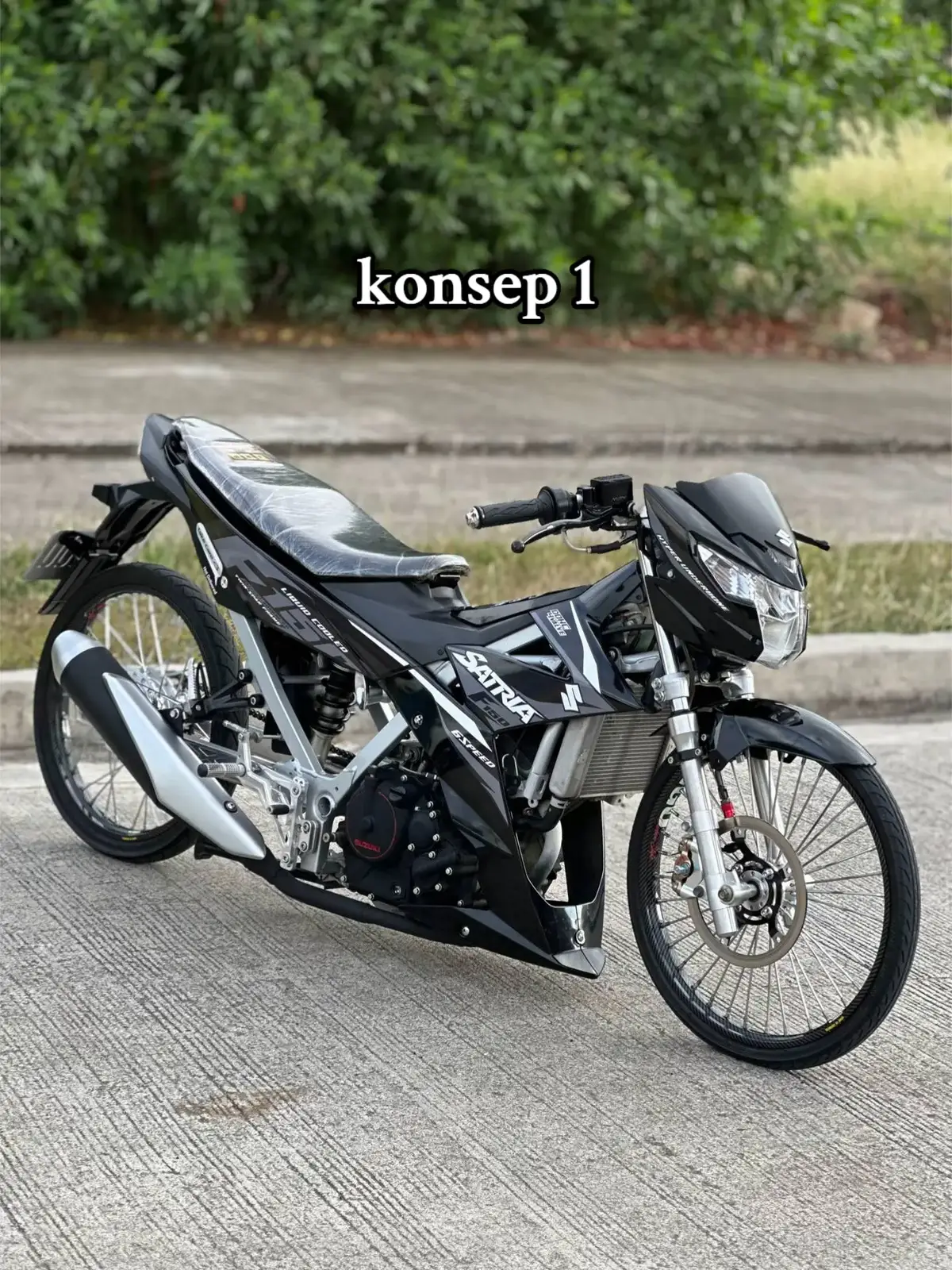 inspirasi konsep satria f150 fi (fufi) 🔥💥 #satria150fi_độ_kiểng #satriaf150 #fyp #raider150fi #raider150streetbikeconcept🇹🇭🔥 