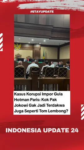 Jadi kasus ini korupsi apa gak sih? #indonesiaupdate #hotmanparis #tomlembong #jokowi #imporgula 