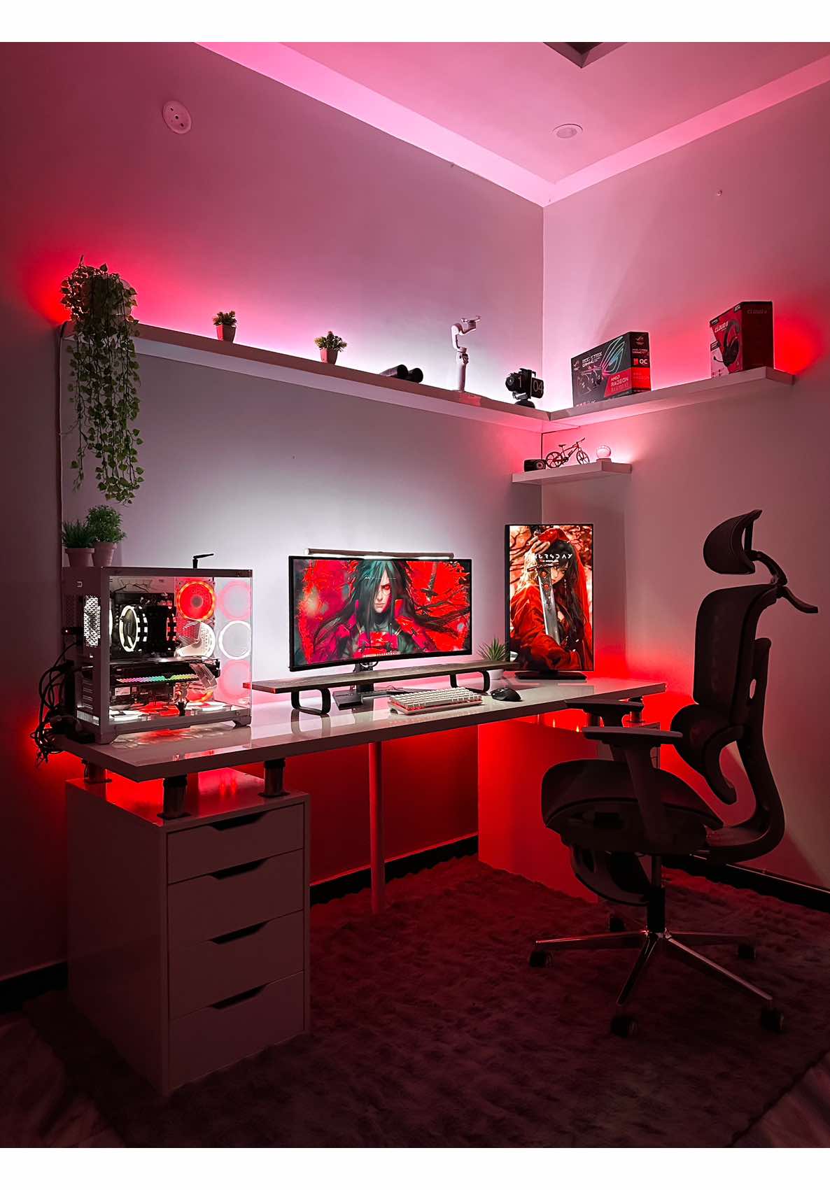 Process vs Result of my gaming setup From mess ➝ masterpiece 🔥 ____________________________________ 📸 More Handles: 🧩 Check out my other socials (links in bio) ✉️ DM or Email for Collab  ____________________________________ #dreampc #GamingSetup #gamingroom #setupgamer #fyp 