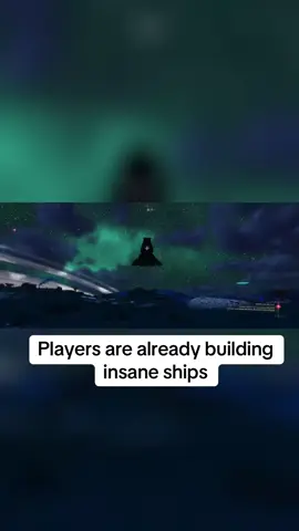Players are already building insane ships #nomanssky #gaming #creations #amazing #fyp 