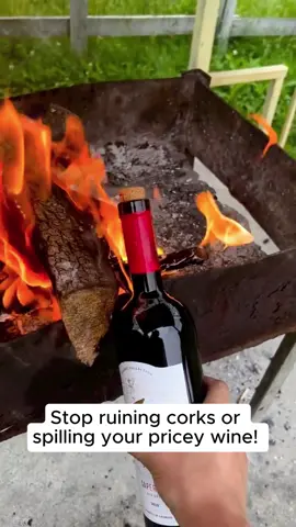 Try this pressure bottle opener! 🙌 #KitchenHack#redwine #bottleopener #atmosphere 