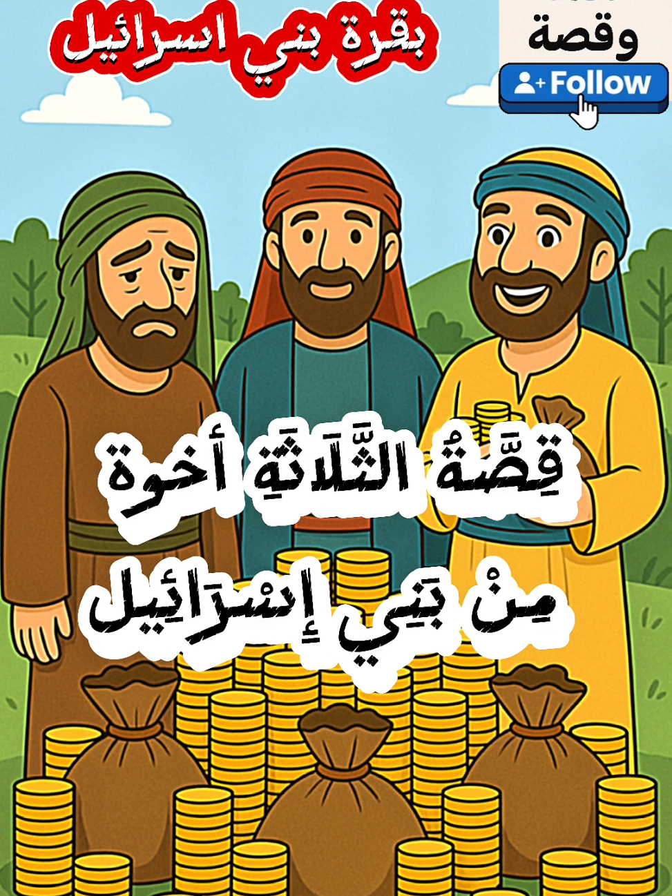 قصة الثلاثة أخوة من بني اسرائيل  #حكمة_وقصة #القرآن_الكريم #المصحف #تفسير_القرآن #اللهم_صلي_على_نبينا_محمد 