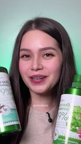sensitive hair & scalp? time to go natural with Masko aloe vera shampoo & conditioner 🍃 #masko #maskoaloevera #aloeverahaircare #haircare #aloevera 