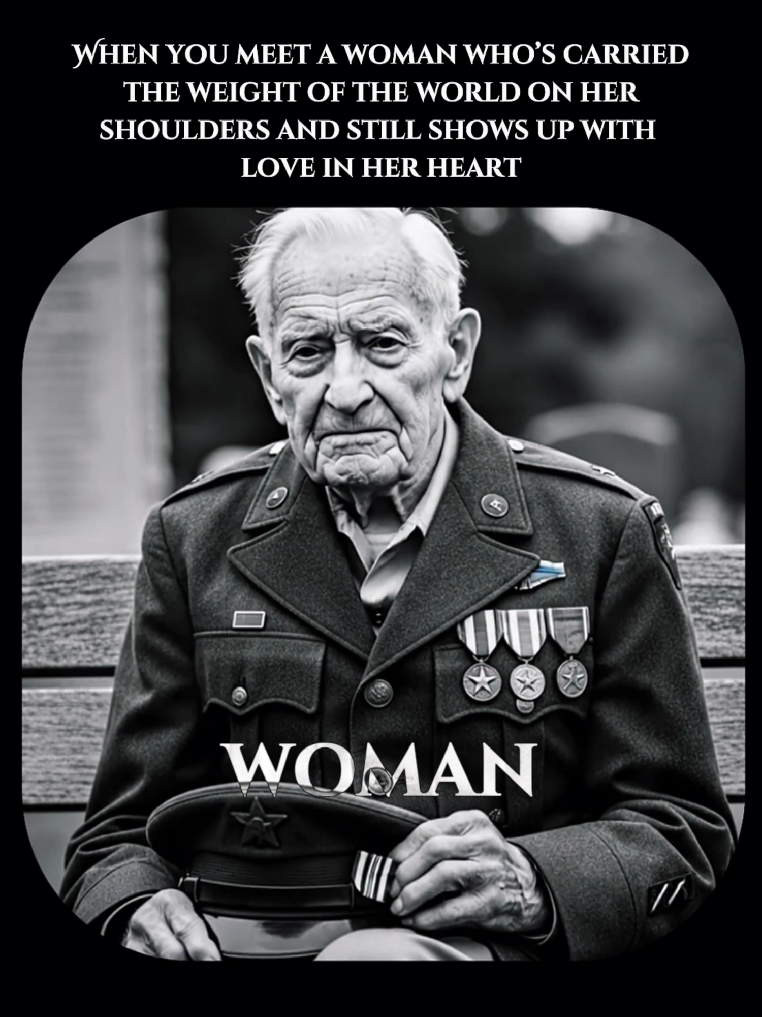 When you meet a woman who’s carried the weight of the world on her shoulders and still shows up with love in her heart—don’t play with her. #relationships #relationshipadvice #relationshipgoals #woman #Love #motivation #quotes #highqualitycontent #lovequotes #TrueLove