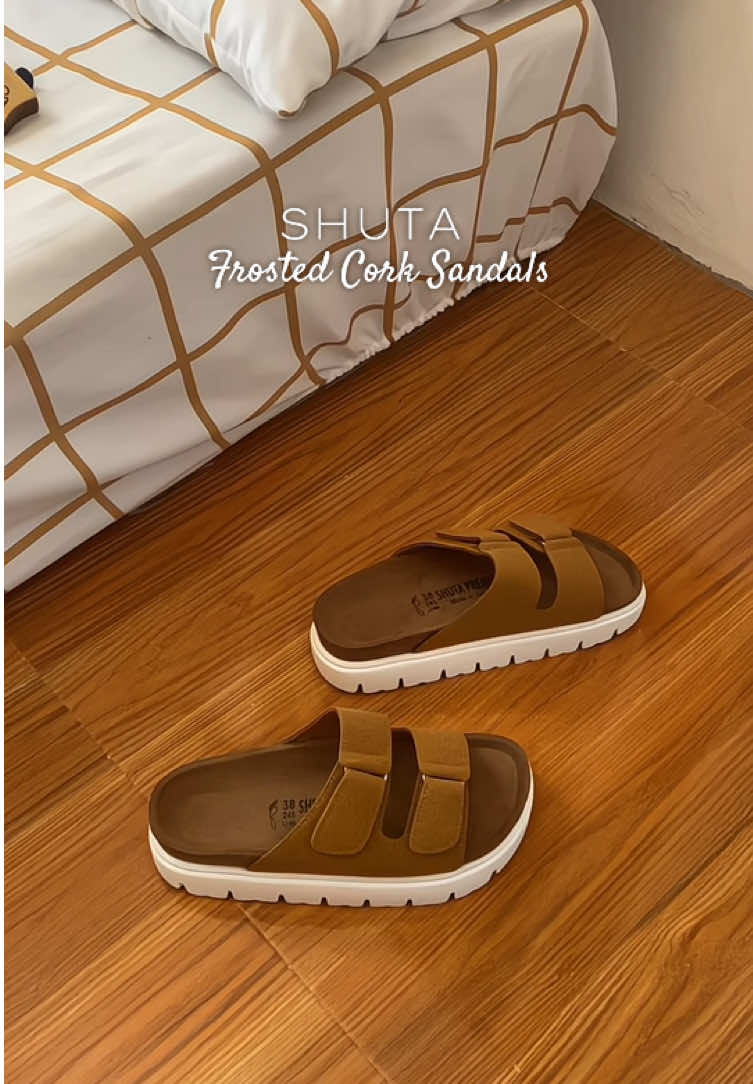 you won’t regret buying these sandals!! 💯 #shuta #corksandals #slippersforwomen #thickbottomsandals #slippersrecommendation 