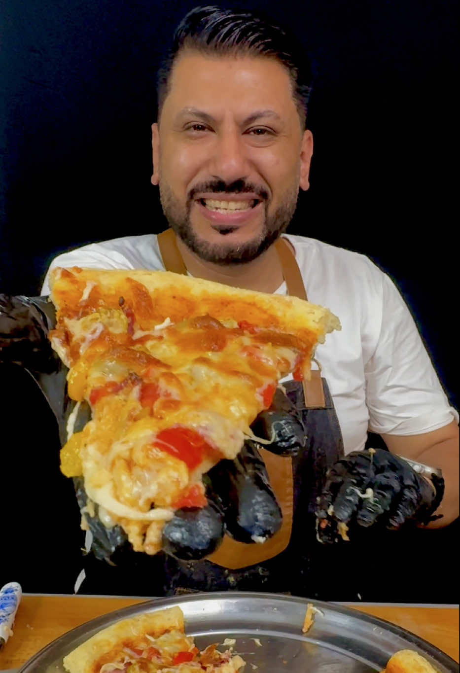 بيتزا اجمد من المطاعم💪🏼