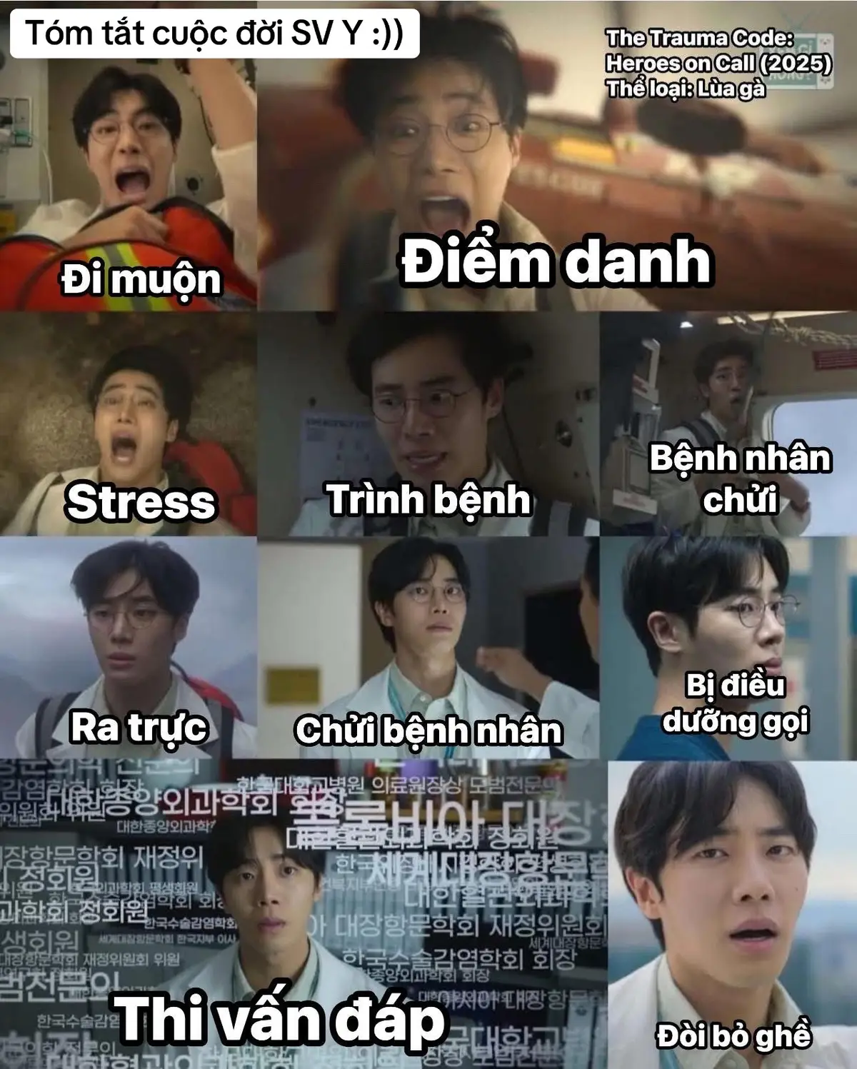 Tóm tắt cuộc đời SV Y :)) #sinhvieny #tryhard #j4f #hocykhoquadi #thetraumacode 