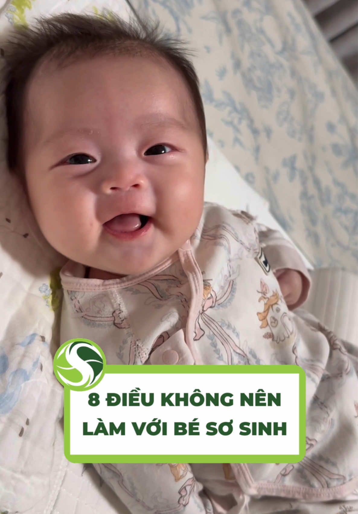 8 điều không nên làm với bé sơ sinh. Ba mẹ nhớ nha #muoitambesaosa #embesosinh #chamsocbe #đángyêu #mebimchamcon 