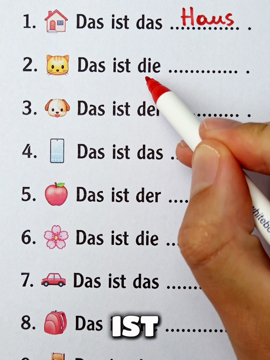 📚 Lerne die Artikel im Deutschen! Übe der, die, das mit Bildern und verbessere dein Deutsch! 🇩🇪 #deutschlernen #lernenmittiktok #grammatiklernen #lernen #deutch 