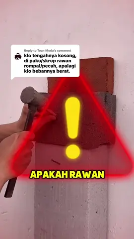 Replying to @Tuan Muda Kalau tengahnya kosong apakah rawan pecah kalau dipaku? 🤔 Interblok itu beton murni, dipress 90 ton + vibrasi 3000 kgf, jadi jelas kuat. Basicly semua bata kalau dipaku bisa lepas, makanya yang benar pakai fisher + skrup ✔️. Bedanya, Interblok walau dipaku tetap lebih kuat, plus lubang tengahnya bikin praktis untuk kabel & pipa 🔌🚰. Hemat, rapi, kokoh 🔥 📍 Lokasi: Jalan Industri Wendit Barat No.44, Lowoksoro, Mangliawan, Pakis, Kabupaten Malang – Jawa Timur 📲 WhatsApp: +62 821-3313-9018 🚛 Stok selalu ready, bisa kirim ke seluruh Jawa Timur! #Interblok #BataModern #BataPresisi #BangunRumah #Malang   