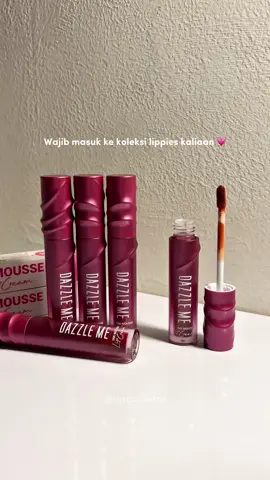 Lip mousse ringan tp affordable? Dazzle me new lip mousse ini harus masuk ke koleksi lippies kalian sihh 💯💗 #dazzlemebeauty #lipcream #lipmousse #inkmousselipcream 