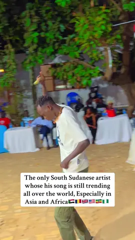 The only South Sudanese artist whose his song is still trending all over the world, Especially in Asia and Africa🇸🇩🇹🇩🇬🇧🇺🇸🇪🇹🇳🇬  #asian #africa #southamerica  #australia #unitedstates 