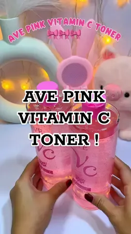 Ave pink vitamin C toner ❤️ #toner #vctoner 