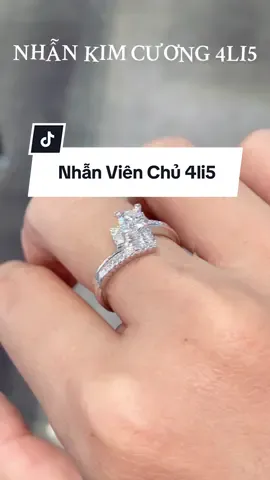 Nhẫn kim cương 4li5 #ilovetiktok #pnj #xunghuong 