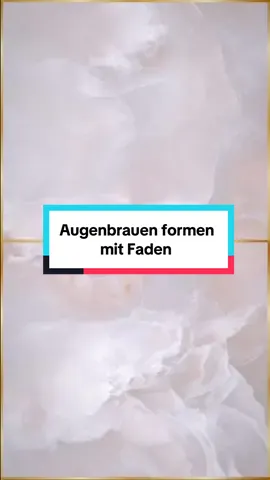 ✨ Augenbrauen formen mit Faden ✨ Zuerst werden die Härchen sanft mit der Fadentechnik entfernt 🧵– danach mit der Pinzette nachgearbeitet für den perfekten Feinschliff ✨😍 So werden deine Brows richtig on fleek! 💖 #augenbrauen #threading #beauty #fyp #foryou 