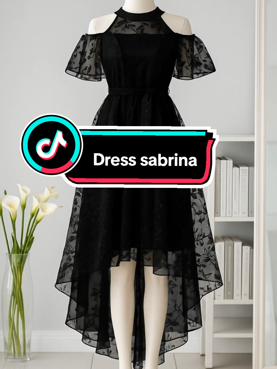 REALPICT Glowy Dress sabrina wanita anggun elegant ✨🥰😎#dresssabrina #glowydress 