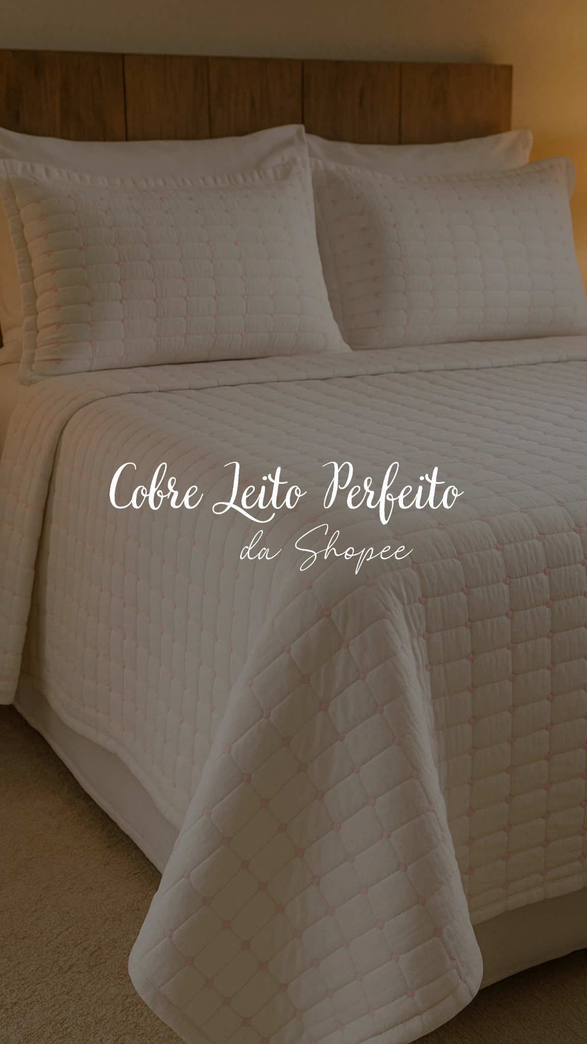 Cobre Leito 3 Peças KING Percal 200 Fios Decor Dupla Face#cobreleito #shopee #cama #casa @Shopee Brasil 