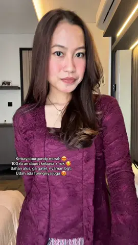 #kebaya #kebayaburgundy #setelankebaya #burgundy #kebayakondangan 
