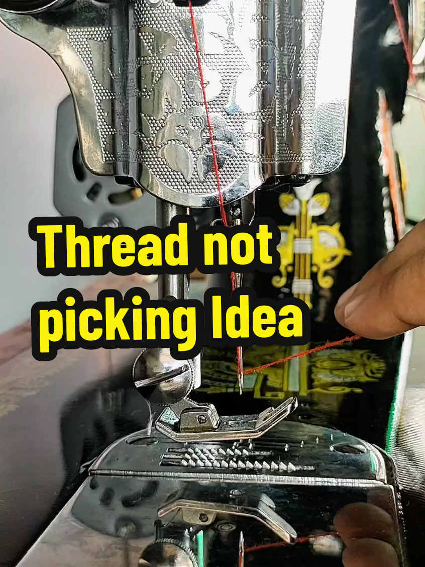 Your sewing machine isn't picking up the thread? #sewing #tailoring #tips #sewingtutorial #sewingtutorial 