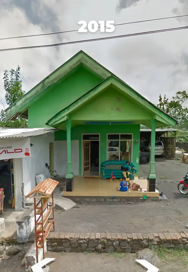 Teras ini pernah jadi panggung kecil, tempat anak2 jadi pemeran utamanya 🥺 #maps #streetview #masukberanda #fyp 