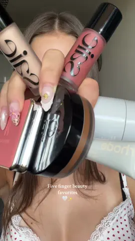 five finger beauty favorites inspired by @Toni Bravo ✨@rhode skin @Saie @Haus Labs by Lady Gaga #grwm #grwmroutine #fivefingerfavorites #makeupfavorites #saiebeauty #rhodeskin #hauslabs #girly #girlythings #trend #fy #fyp #xyzabc #viral 
