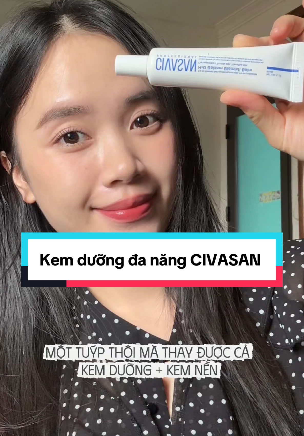 Ra đường cứ khen da đẹp thế thì cũng nhờ có công của ẻm kem dường này chứ đôu #civasan #kemduongnangtone 