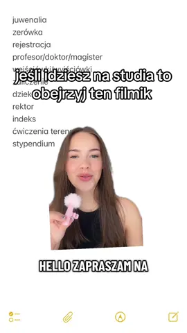 Studenckie hasła, które musisz znać część 2 ✨ #fyp #studia #viral #uniwersytet 