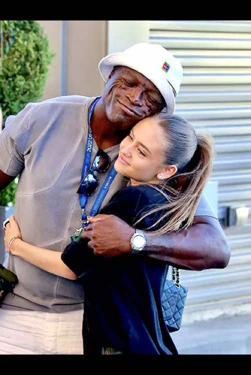 Did you know that Leni Klum has two fathers? Her biological father cut ties with her. #heidiklum #leniklum #flaviobriatore #seal 