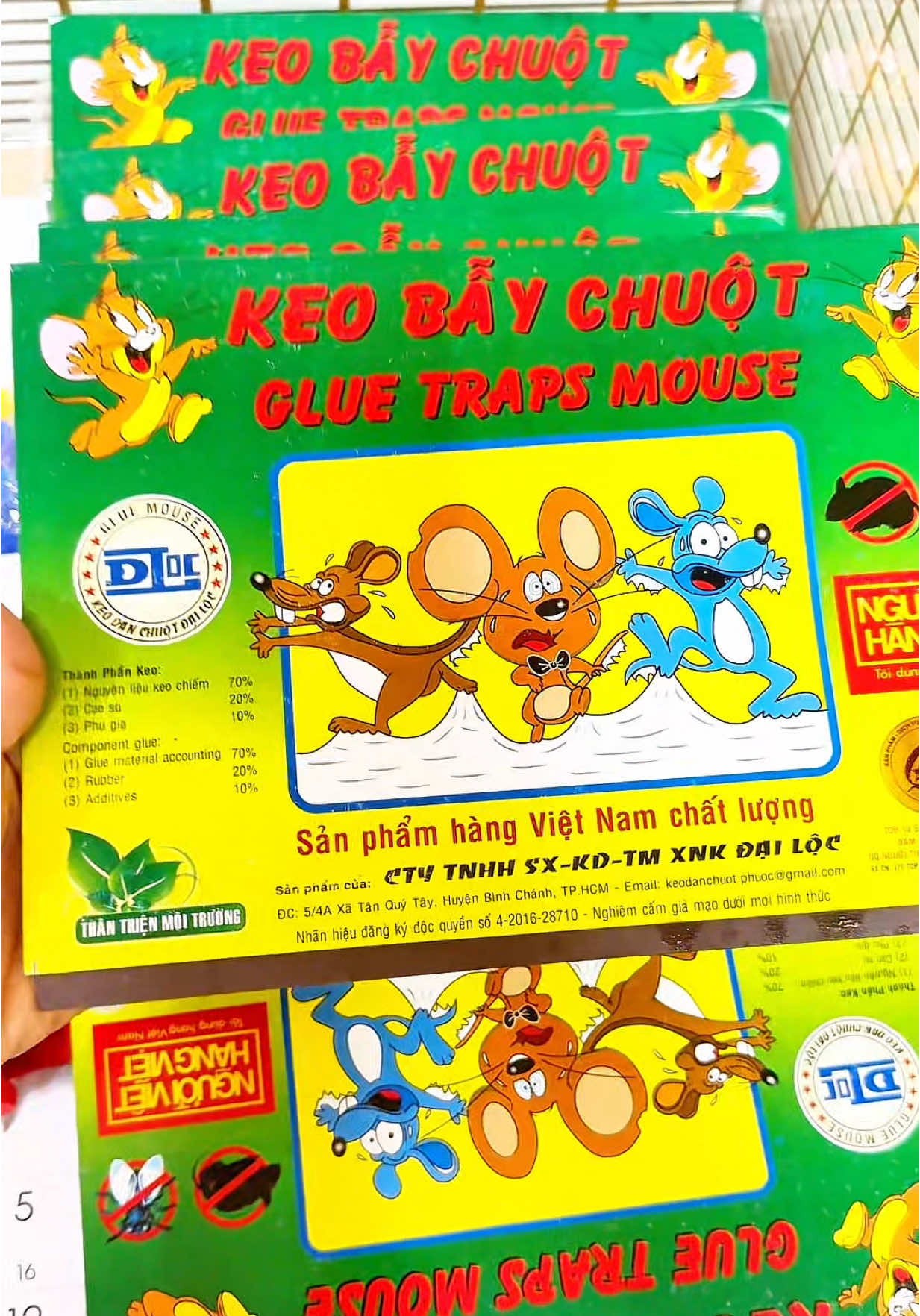 Combo 10 miếng keo dán chuột 45k freeship#keodinhchuot #dietchuot #baychuot #taphoachichchoe #duoichuot 