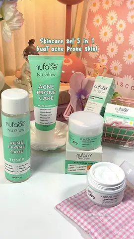 Skincare set yg bisa di sesuaikan dengan kebutuhan kulit km! Produknya dari @nufaceid✨🩵💚 • • • #nuface #nufaceid #nufaceskincareset #skincareset #nufaceacnepronecare 