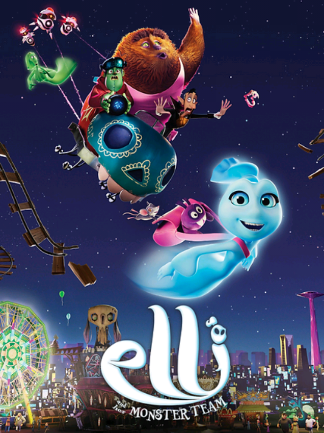 ELLI AND HERE MONSTER TEAM / TRAILER / 2025  La película sigue a Elli, una pequeña fantasma sin hogar que busca un lugar al que pertenecer. Su búsqueda la lleva a un grupo de monstruos excéntricos que residen en un tren fantasma. #elliandhermonsterteam #elli #movie #animated #fyp 