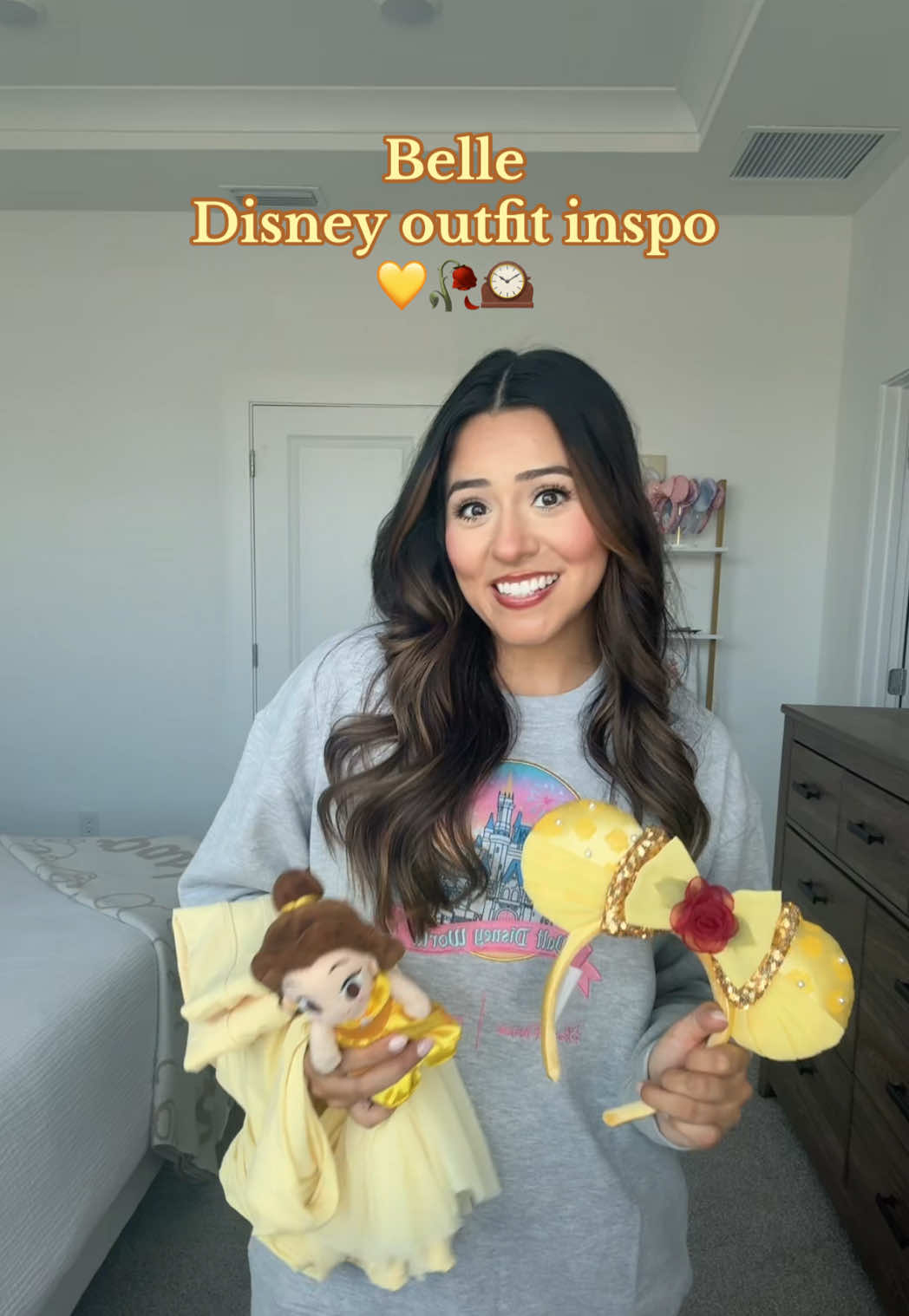 Belle Disney outfit inspo 💛🥀🕰️  one day left of World Princess Week so comment who you want to see next!! #disney #worldprincessweek #disneystyle #disneygrwm #princessbelle 