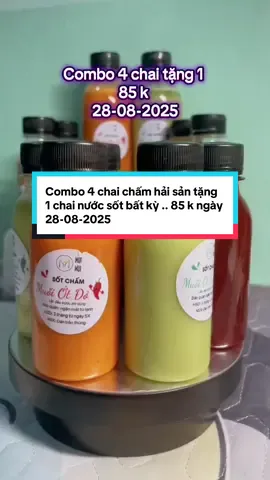 Sốt muối ớt xanh đỏ chấm hai sản mua 4 tặng 1 ngon đậm vị #nuoccham #nuocchamhaisan #muoi #sốtchấmhảisản #xuhuongtiktok 