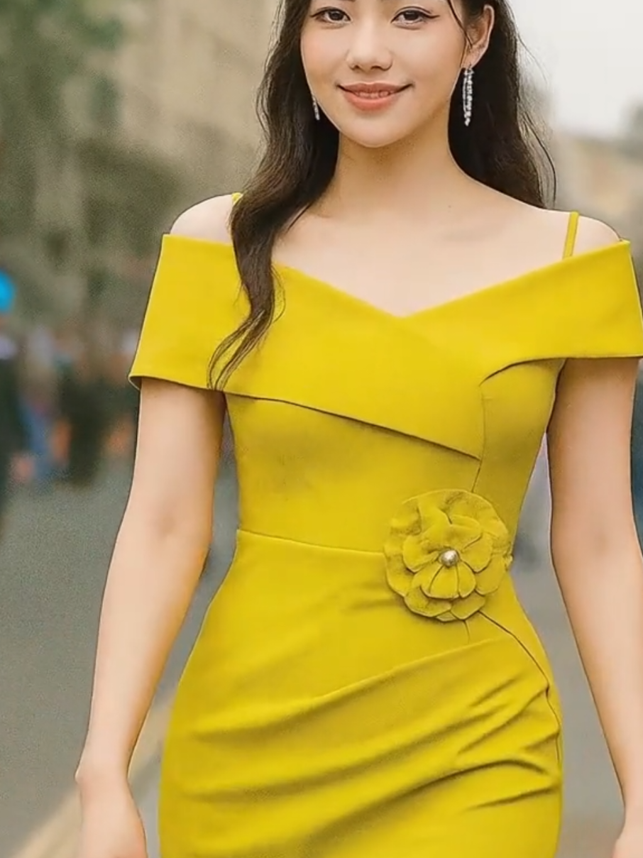 Đầm Dạ Hội Trung Niên Thiết Kế##váythiếtkế #váydutiec #đầmthietkecaocap #xuhuongtiktok 