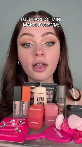 mini makeup?! not exactly a full face but it was too fun 🤭 #hudabeauty #minimakeup #makeupchallenge #makeup #fyp 