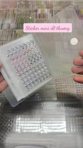 Sổ sticker mini dễ thương 4800 chiếc với thiết kế đáng yêu💕 #stickers #review #hinhdan #sosticker 