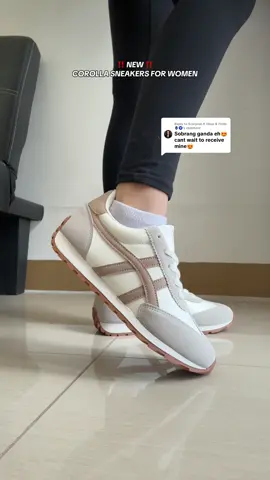 Replying to @Scorpiox-K Shop & Finds 🪬🧿 happy for you sis. Super ganda ng corolla sneakers sa personal ☺️ #sneakers #rubbershoes #footwear #trendingrubbershoes #sneakersforwomen 