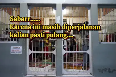 Mungkin kepergian sementara kalian adalah cara allah menciptakan rindu diatara pasangan kalian 🙂 #ldrjerujibesi #tahanan #lapas #penjara #rutan 