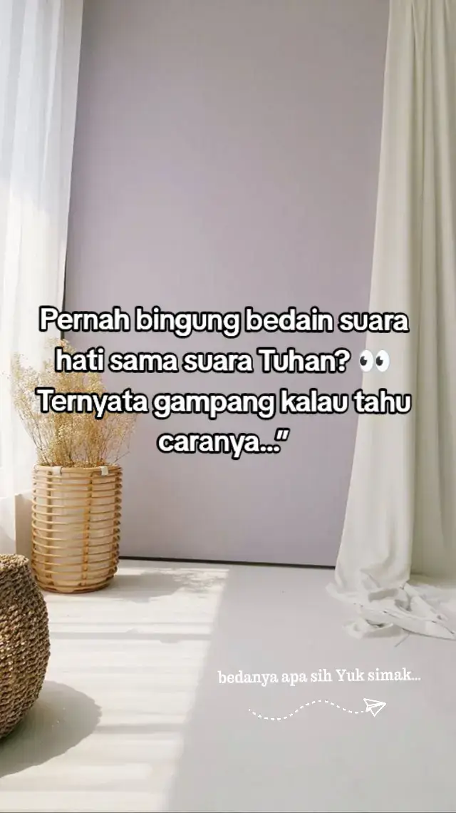 “Suara Tuhan dan suara hati… bedanya tipis tapi dampaknya besar 🚪” #fyppppppppppppppppppppppp #dailykristen  #suarahati #suaraTuhan