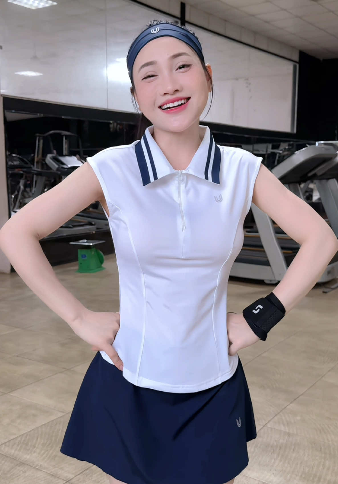 Áo thun ba lỗ tập cổ polo nhà #todayuwear #xuhuong #thethao #golf #pickleball 