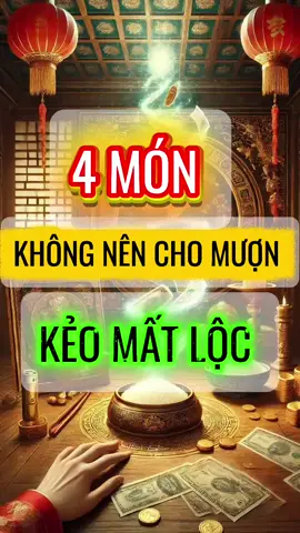 4 món không nên cho mượn kẻo mất lộc #loc #tamlinh #thegioimaquy 