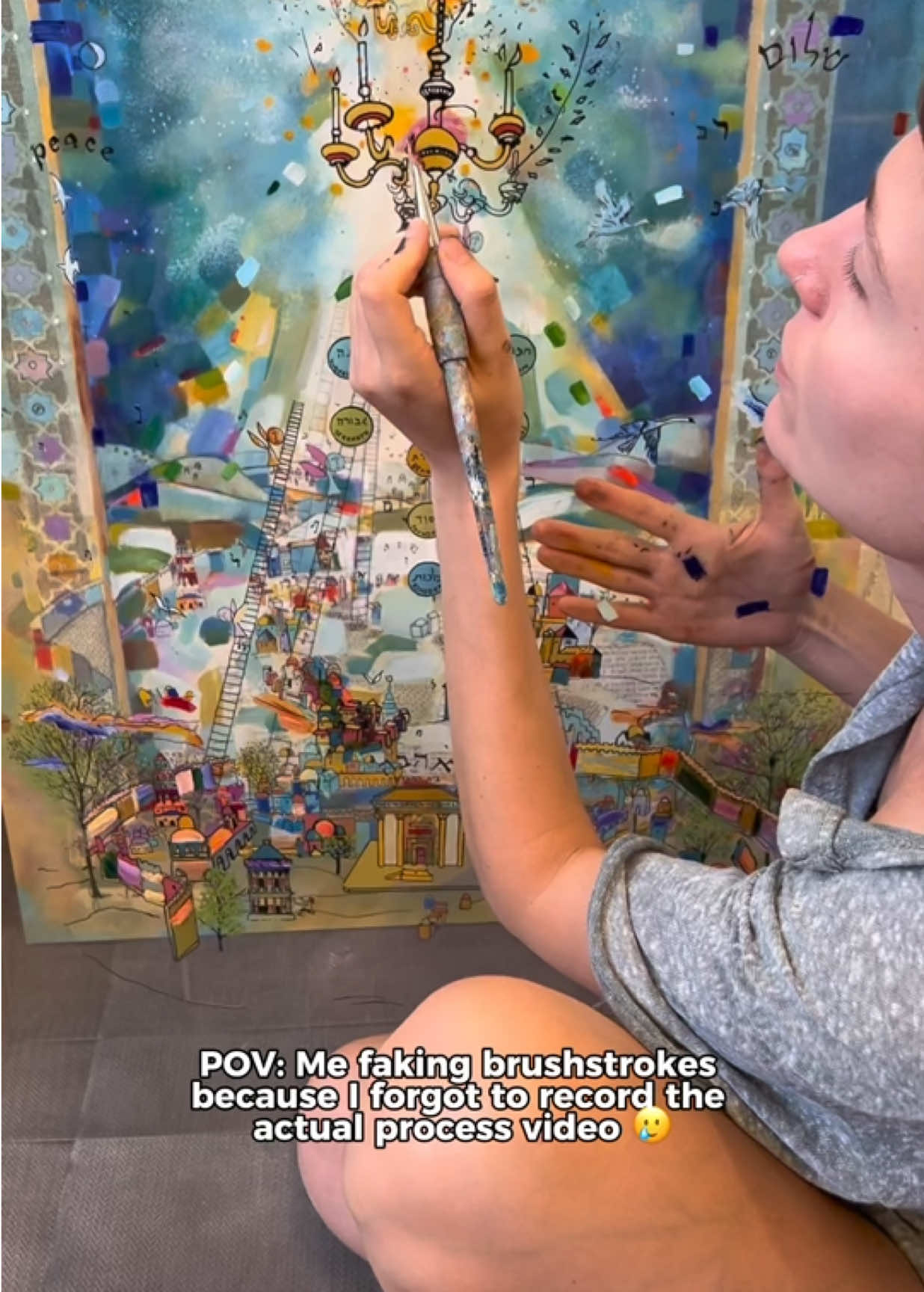 When the art is authentic but the content is… improv 🤫