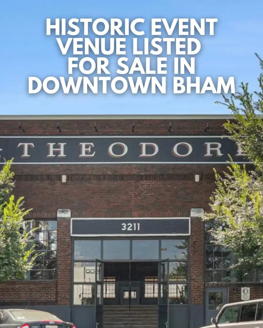 🏷️ HISTORIC EVENT VENUE FOR SALE: A prominent historic building in one of Birmingham’s most popular districts hit the market this week. The Theodore was recently renovated for use as a premier event venue but closed due to loss of business during the COVID-19 pandemic.  QUICK FACTS:  🚶 Located just a few blocks away from @pepperplacebham 🔨 Built in 1929 as a research laboratory warehouse ✨ Renovated in the late 2010s as an event venue  😢 Ran into financial trouble due to COVID-19 + closed its doors in 2020 INSIDE:  ✨ 19,000 square feet of interior space  ✨ 3,000 square-foot courtyard + porch  ✨ Completely refurbished interior (2018)  ✨ + more 📍3211 2nd Ave S, Birmingham 📲 Click the link in our bio to read more.  What would you like to see done with The Theodore? Let us know👇 📸 Harbert Realty (@harbertretail)  #eventvenuesbirmingham #bhamalabama #birminghamal #forsaleinbirmingham MR