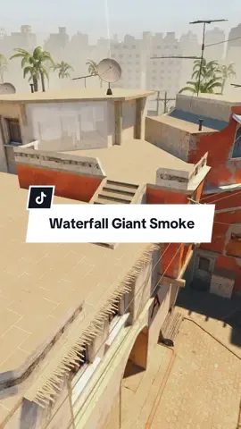 WATERFALL GIANT SMOKE ON MIRAGE #COUNTERSTRIKE #CS2 