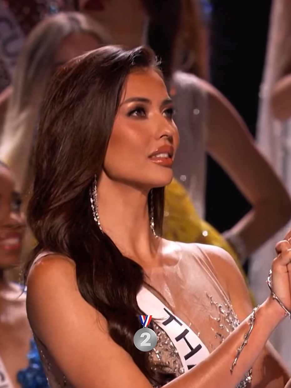 The 1st runner-up who carries the hopes of the people of the country her represents 🥈💔 Credit: This idea (in 2023) #missuniverse #fypシ゚viral #fyppppppppppppppppppppppp #hellouniverse #fypシ゚ 