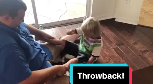 Throwback Thursday! This still cracks us up from 6 years ago! Does anyone else remember this? I can’t believe he fell for it twice!!! #dadjokes #prank #fyp #trending 