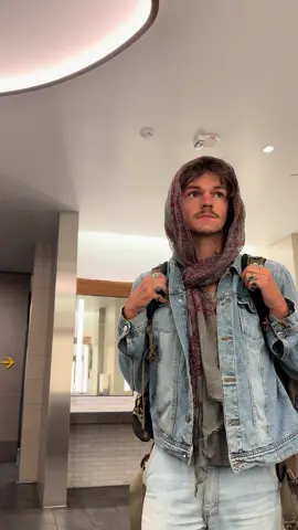 the outfit to sleep in another strange airport #OOTD #backpacking #travel 